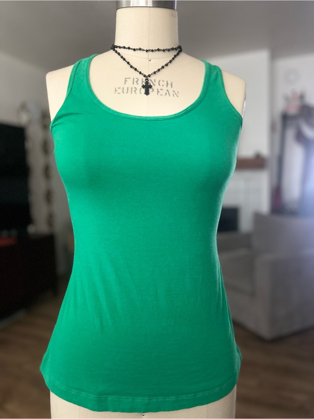 Green Women's Tank Top